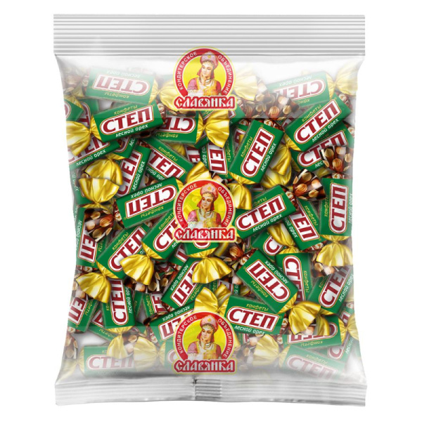 Конфеты шоколадные Степ лесной орех с арахисом и фундуком,  1кг