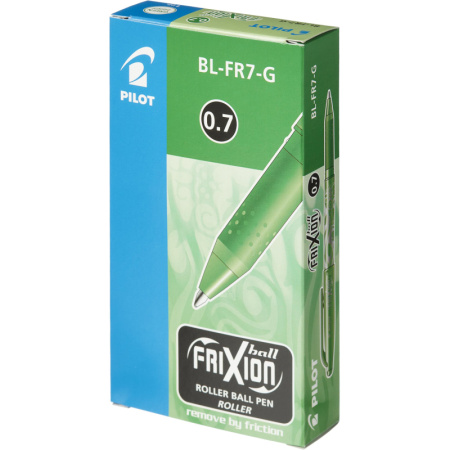 Ручка гелевая PILOT BL-FR7-G Frixion резин.манжет зеленый 0,35мм Япония