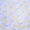 Гирлянда светодиодная сеть 1,8х1,5 м, прозрач ПВХ, 180 LED, Синий,  215-133