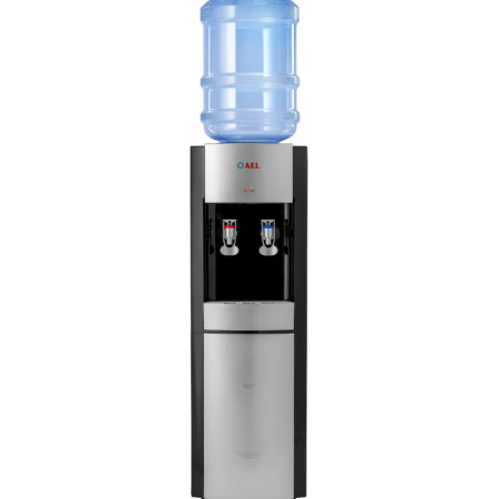 Кулер для воды AEL LD-AEL-28 black/silver напольный электронное охлажд