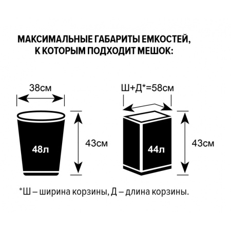 Урна для раздел сбор мусор Акцент3 черная 3-х секцион с наклейк объем3х48л