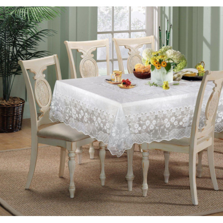 Скатерть Niklen кружевная 100% ПВХ 110х140 см 1272