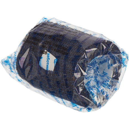 Перевяз. ср-ва Бинт самофикс эласт 4м х 6см синий Вариант ШК61034