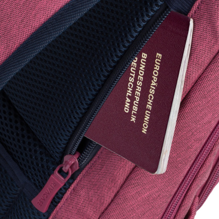 Рюкзак для ноутбука 15.6, RivaCase Suzuka, красный, 7760 Red