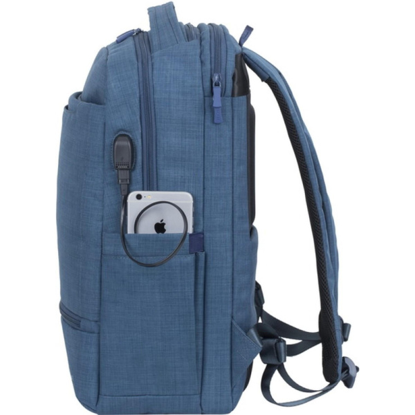 Рюкзак для ноутбука 17.3, RivaCase Biscayne, синий, 8365 Blue