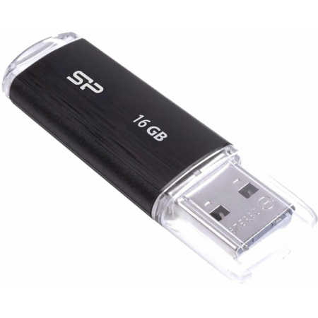 Флеш-память Silicon Power Ultima U02, 16Gb, USB 2.0, чер, SP016GBUF2U02V1K
