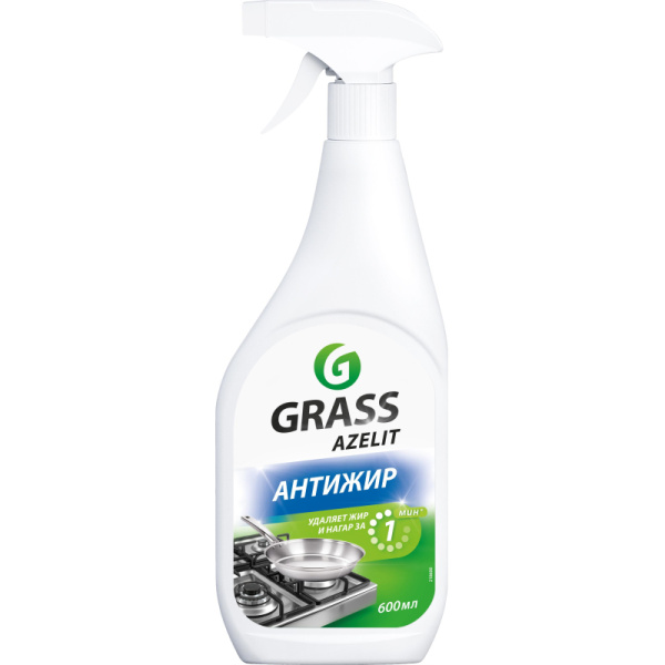 Средство для чистки плит Azelit  Антижир 600мл (СВЧ, грили,коптильни)