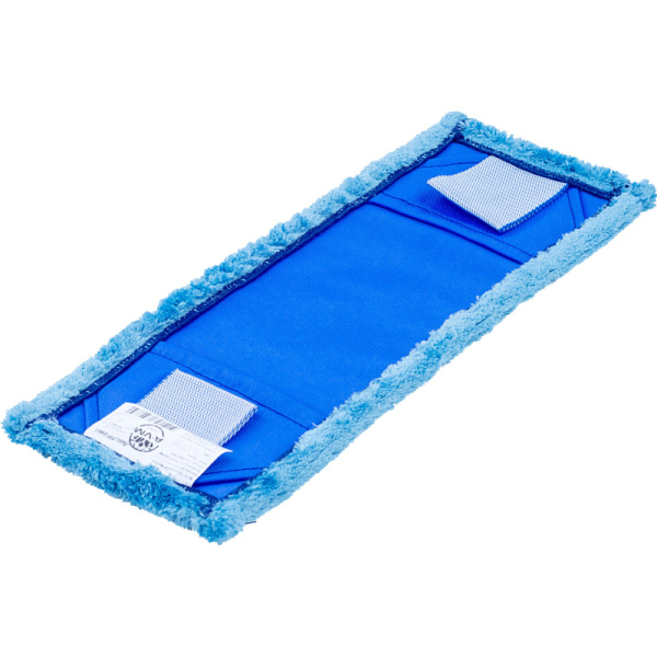 Насадка МОП 40х13 см микрофибра ухо+карман синий MF2083