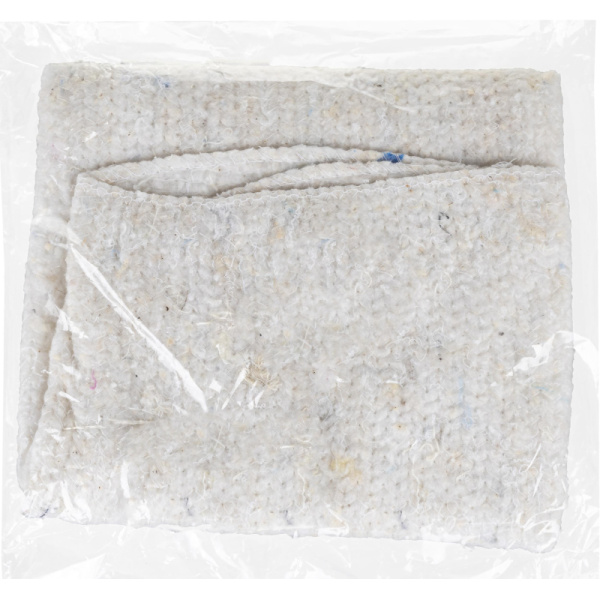 Тряпка для пола 50х60 см редкопрошивная 0,5 белая 180г/м2 TS4408