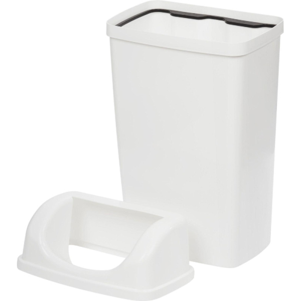 Контейнер для мусора Luscan Professional настенный 50л белый R-3519