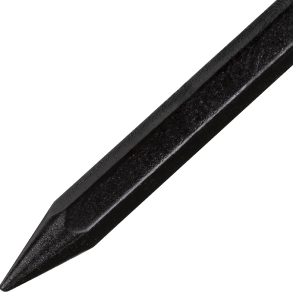 Мелки восковые шестигранные 12 штук черные