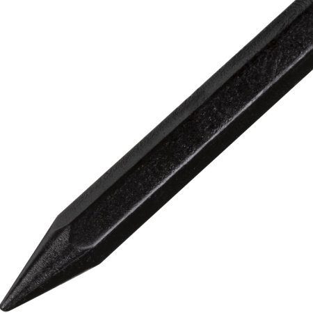 Мелки восковые шестигранные 12 штук черные