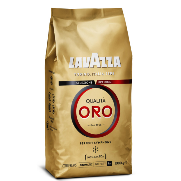 Кофе Lavazza Oro в зернах, 1кг (спец)