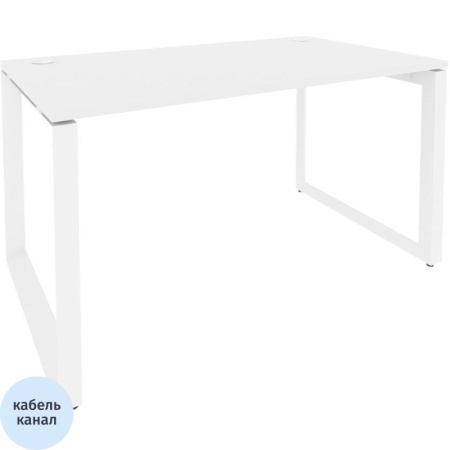 Стол ONIX-О О на металлокаркасе O.MO-SP-3.8 белый бриллиант/белый Ш1380