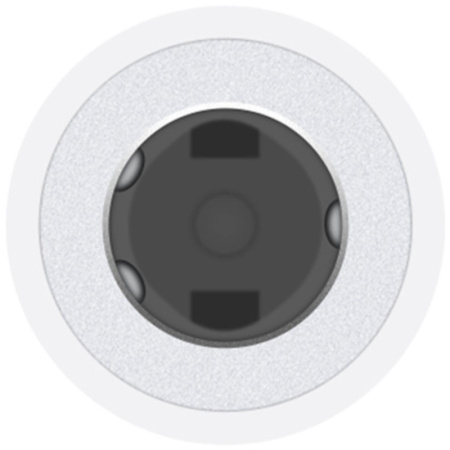 Адаптер Apple USB-C - 3.5 mm Headphone Jack Adapter, бел, MU7E2ZM/A