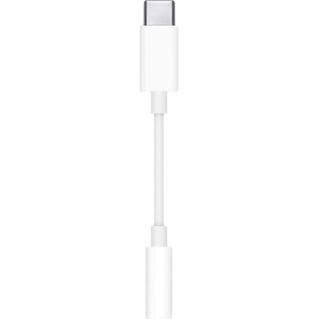 Адаптер Apple USB-C - 3.5 mm Headphone Jack Adapter, бел, MU7E2ZM/A