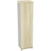 Шкаф Д_EASY Director д/одежды2 узк ДСП м ел.сер 771/дуб шамонисв.124