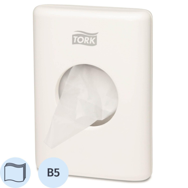 Диспенсер для гигиенических пакетов Tork белый арт. 566000