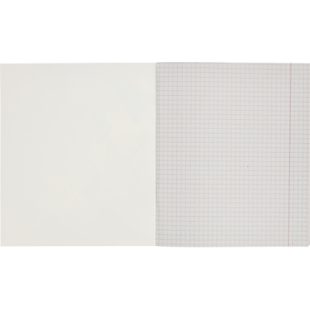 Тетрадь общая А5,48л,кл,скоб,блок-офсет-2 Attache Galaxy син/зел/жел/красс