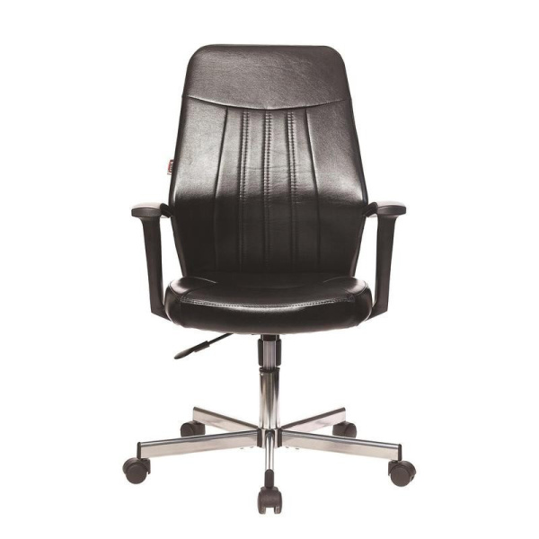 Кресло VB_EChair-224 DSL PPU к/з черный, хром