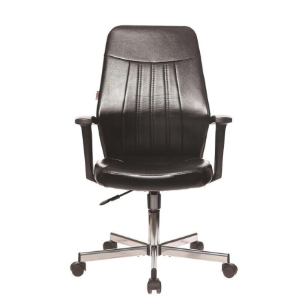 Кресло VB_EChair-224 DSL PPU к/з черный, хром