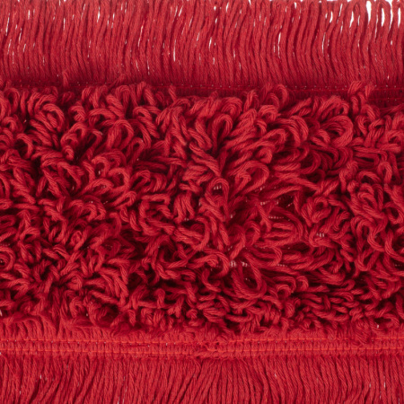 Насадка МОП плоский 40х13см ухо+карман хлопок красный CN3066