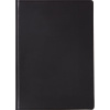 Ежедневник недатированный А5+, 136л, VELVET черный  3-115/04