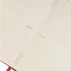 Ежедневник недатированный A4, ,  Megapolis   красный  160л 3-026/04