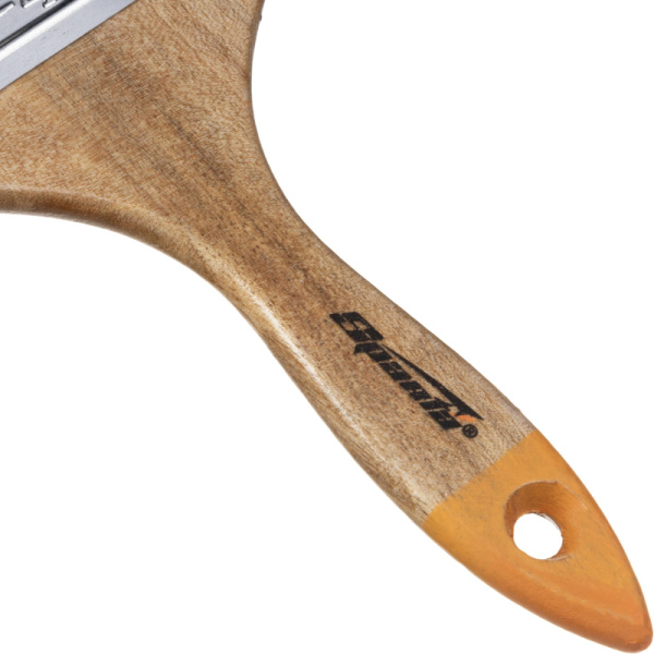 Кисть плоская Sparta Slimline 100мм, натур. щетина, дерев. ручка (824455)
