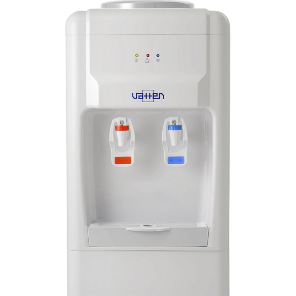 Кулер для воды VATTEN V24WKB напольный, компрессорный, белый, холодильник
