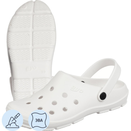 Сабо ЭВА  AYO белые 1A.TF.L  40 р