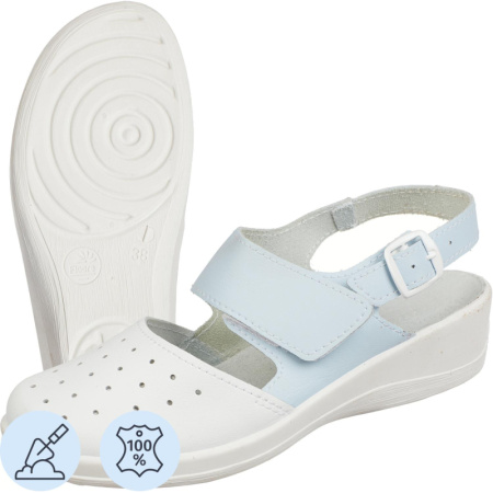 Сабо Бэлла жен.нат.кожа голубые (р.39) (69110108/06)