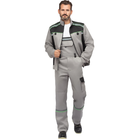 Костюм рабочий летний муж. л26-КПК сер/черн (р.60-62) 170-176