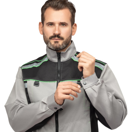 Костюм рабочий летний муж. л26-КПК сер/черн (р.52-54) 182-188