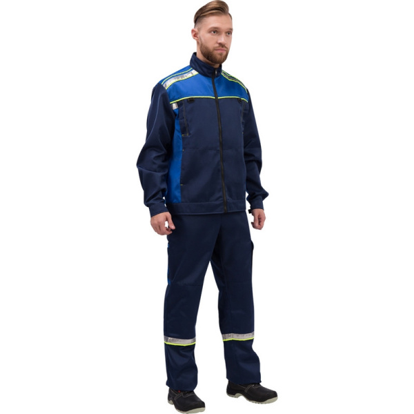 Костюм рабочий летний муж. л26-КПК син/вас (р.60-62) 182-188