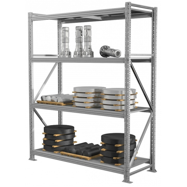 Стеллаж металлический ПРАКТИК_MS Pro   200/150x60/4 полки