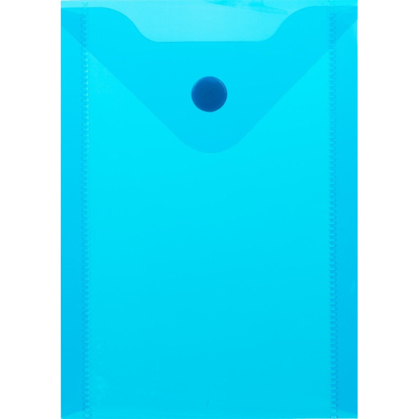 Папка-конверт на кнопке А6105x148мм, 180 мкм,Attache  ассорти, 10шт.уп