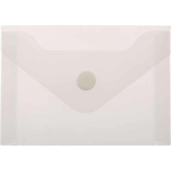 Папка-конверт на кнопке А7 105x74мм 180 мкм  ассорти,Attache  20шт.уп