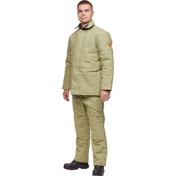 Костюм сварщика брезентовый утепл. кур/бр (модель КС02ПР) (56-58) 170-176