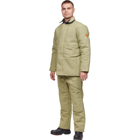Костюм сварщика брезентовый утепл. кур/бр (модель КС02ПР) (56-58) 170-176