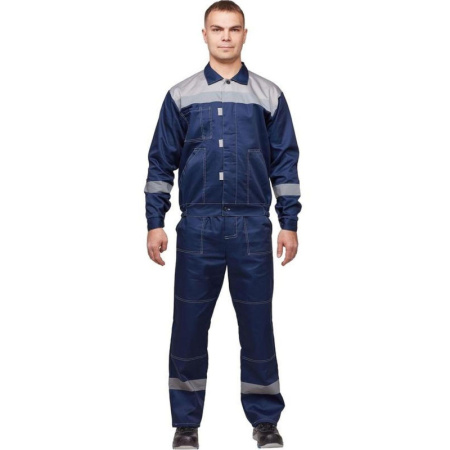 Костюм рабочий летний муж. л20-КБР синий/сер (р.48-50) 182-188 (Арсенал-СП)