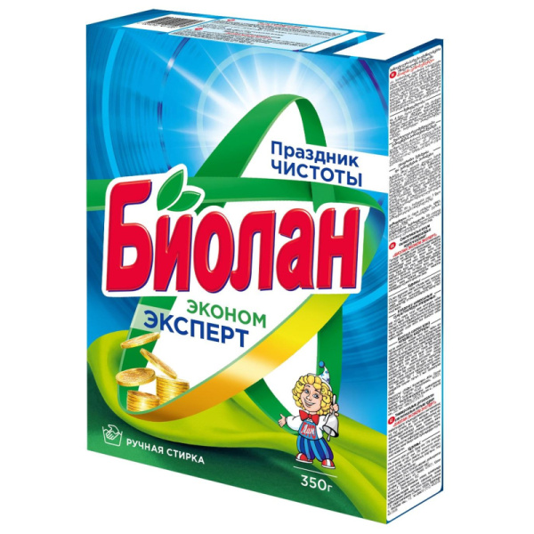 Порошок стиральный БИОЛАН Эконом Эксперт д/ручной стирки 350 гр