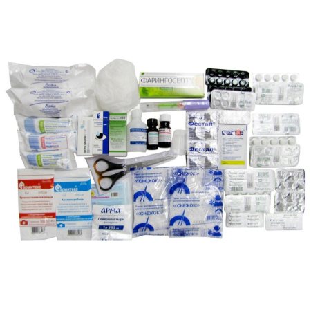 Аптечка первой помощи офисная ФЭСТ (до 30 человек) (пластиковый шкаф) № 5.4