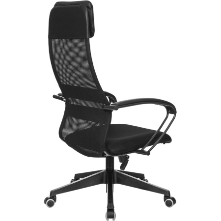 Кресло VB_EChair-655 TTW сетка/ткань черный, пластик