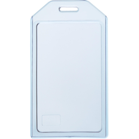 Бейдж Attache вертикальный 58х104, прозрачный, мягкийT-065V ,10шт