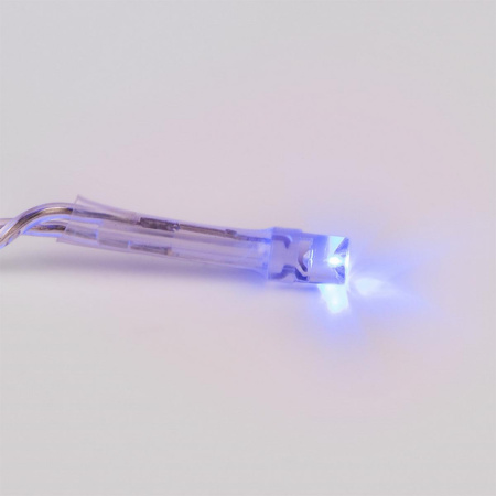 Гирлянда светодиодная Занавес 1,5x1 м, 96 LED, мерцание, Синий,  235-023