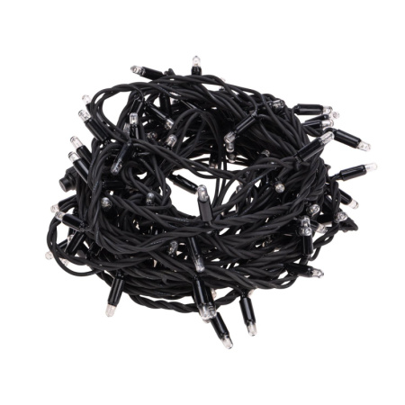 Гирлянда светодиодная Дюраплей LED 20м 200 LED черный каучук Мульти 315-159