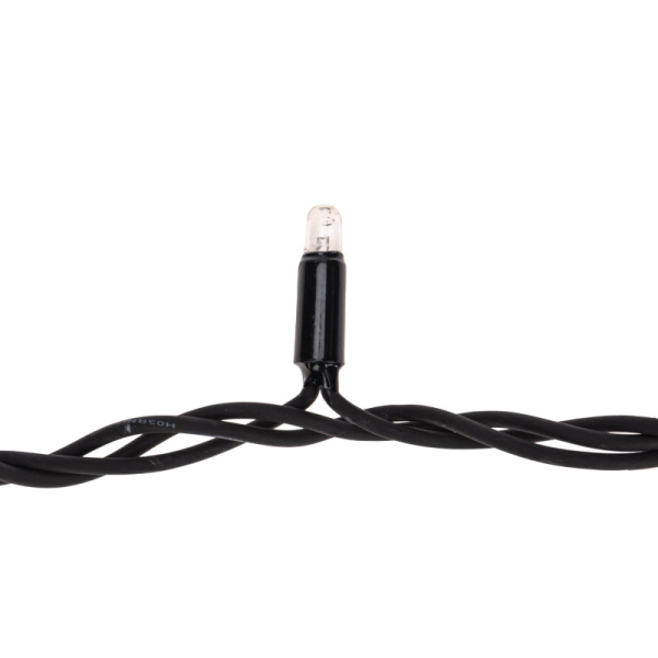 Гирлянда светодиодная Дюраплей LED 20м 200 LED черный каучук Мульти 315-159