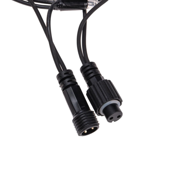 Гирлянда светодиодная Дюраплей LED 20м 200 LED черный каучук Мульти 315-159