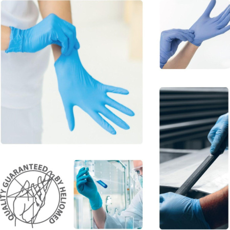 Перчатки мед.смотров. нитрил., нестер, MANUAL RN 707 (M) 50пар